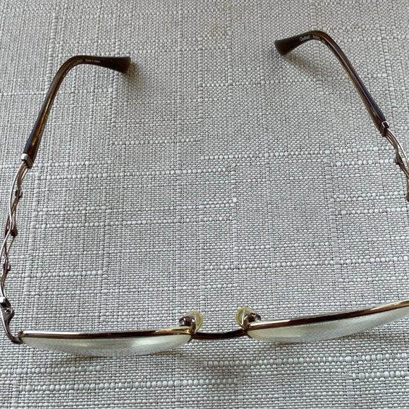 Charmant Women Eyeglasses Line Art Excellence Titan Half Rim Glasses Made Japan - Picture 12 of 12